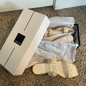 Brand new Dolce Vita Indy sandal in Ivory Stella - braided sandals